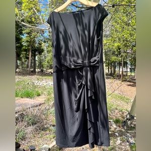 3 for 12- Chaps black sleeveless stretchy form fitting dress- XL